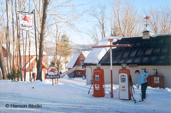 Newbury, NH - Gas Pumps Winter